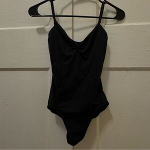 Black Capezio Pinch Leotard